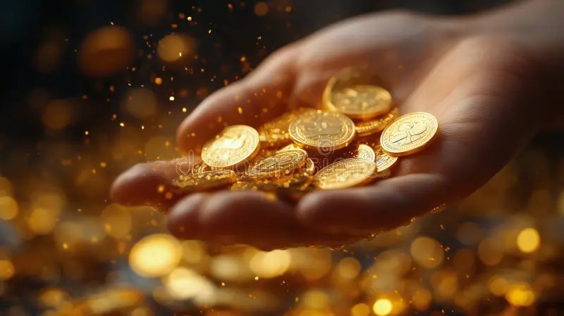 Paying with Gold Coins